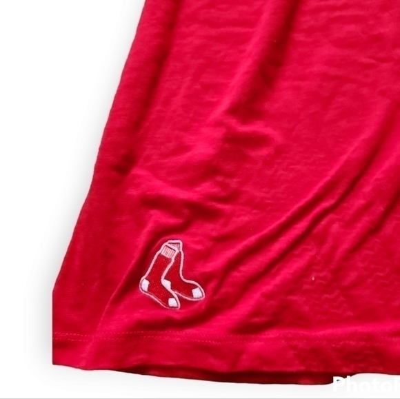 Cutter & Buck Red Sox Red Sun Dress M -> Cutter & Buck Red Sox Red Sun Dress M - Picture 3 of 7